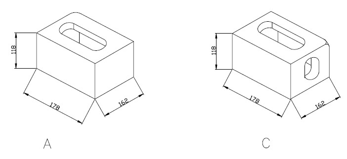 corner casting-A