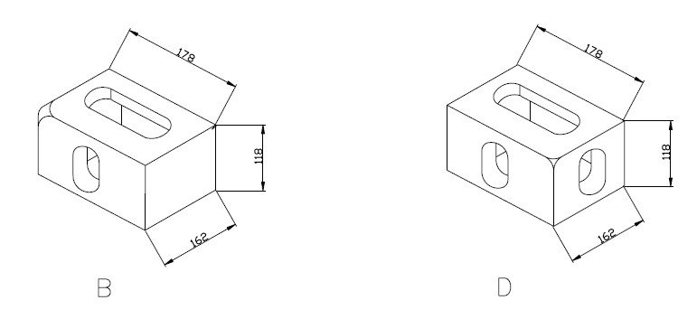 corner casting-B